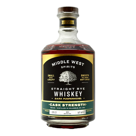 Middle West Spirits Cask Strength Straight Dark Rye Whiskey 750ml