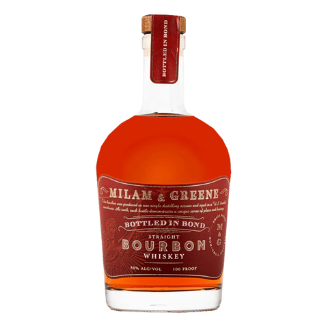 Milam & Greene Bottled in Bond Straight Bourbon Whiskey 750ml
