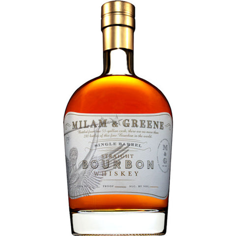 Milam & Greene Single Barrel Straight Bourbon Whiskey 750ml