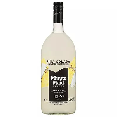 Minute Maid Spiked Pina Colada Flavored Wine Cocktail 1.75Lt