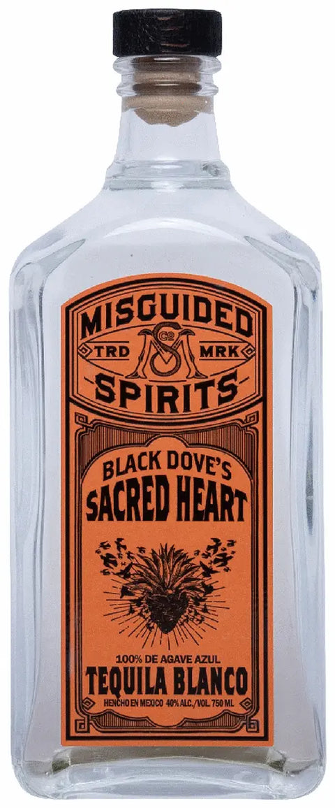 Misguided Spirits Black Dove's Sacred Heart Blanco Tequila 750ml