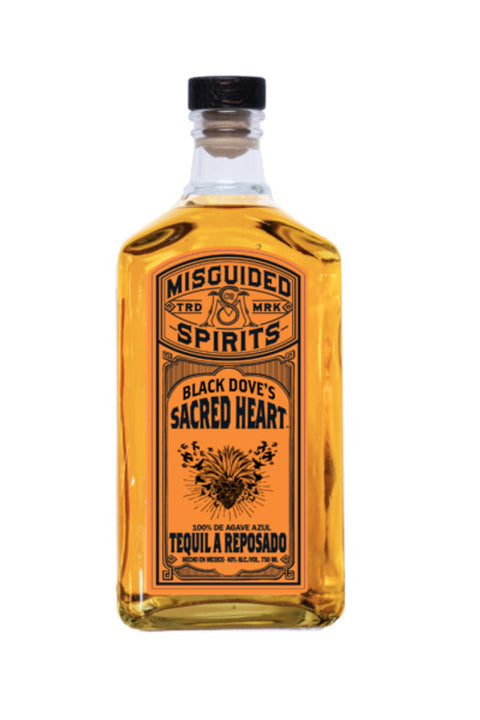 Misguided Spirits Black Dove's Sacred Heart Reposado Tequila 750ml