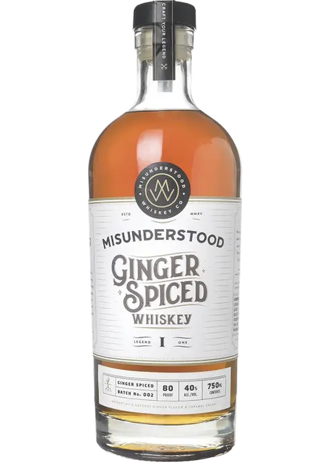 Misunderstood Ginger Spiced Whiskey 750ml