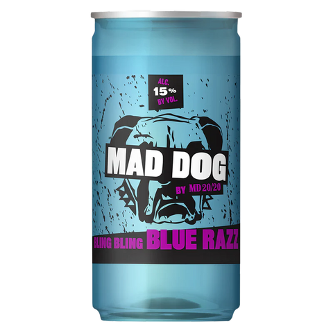 Mogen David Mad Dog by MD 20/20 Bling Bling Blue Razz 200ml