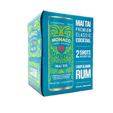 Monaco Classic Mai Tai Cocktail 355ml 4-Pack