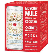 Monaco Moscow Mule Craft Cocktail 4-Pack