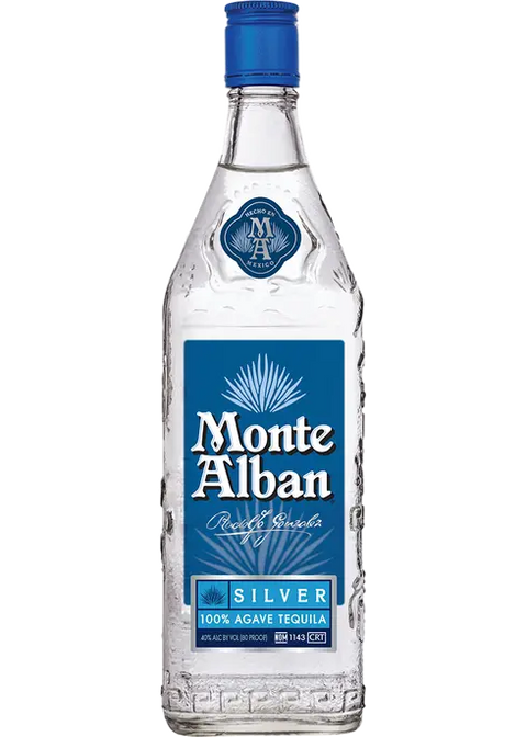 Monte Alban Silver Tequila 750ml