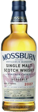 Mossburn Vintage Casks Inchgower No. 2 10 Year Old Single Malt Scotch Whisky 750ml