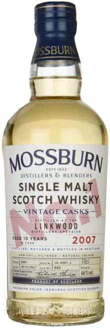 Mossburn Vintage Casks Linkwood No. 1 10 Year Old Single Malt Scotch Whisky 750ml