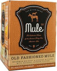 Mule 2.0 Old Fashioned Mule Cocktail 4-Pack Can