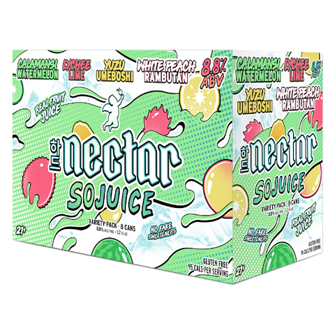 Nectar Sojuice Hard Seltzer Variety 12-Oz Can 8-Pack