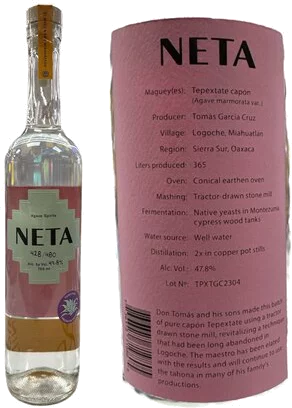 Neta Tepextate Capon Tomas Garcia Cruz 750ml