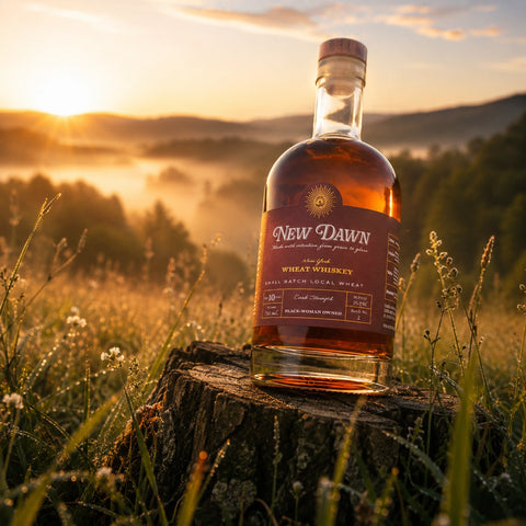 New Dawn Small Batch Cask Strength 10 Year Old Wheat Whiskey 750ml