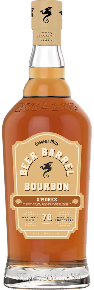 New Holland Brewing Dragon's Milk Reserve S'Mores Beer Barrel Bourbon Whiskey 750ml
