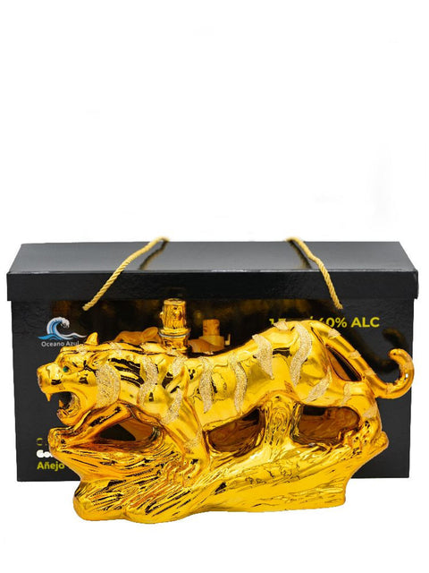 Oceano Azul Golden Tiger Anejo Tequila 1.75Lt