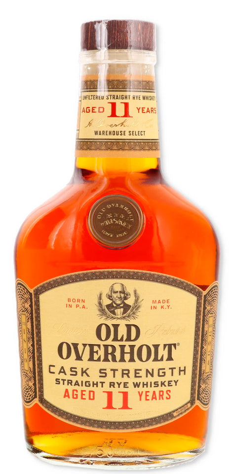 Old Overholt Cask Strength 11 Year Old Straight Rye Whiskey 750ml