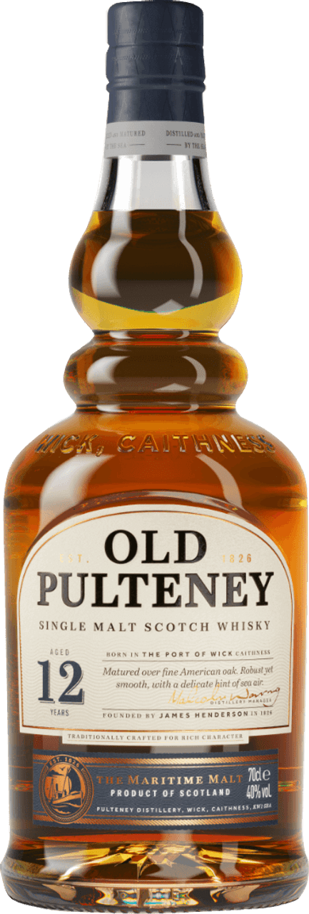 Old Pulteney 12 Year Old Single Malt Scotch Whisky 750ml