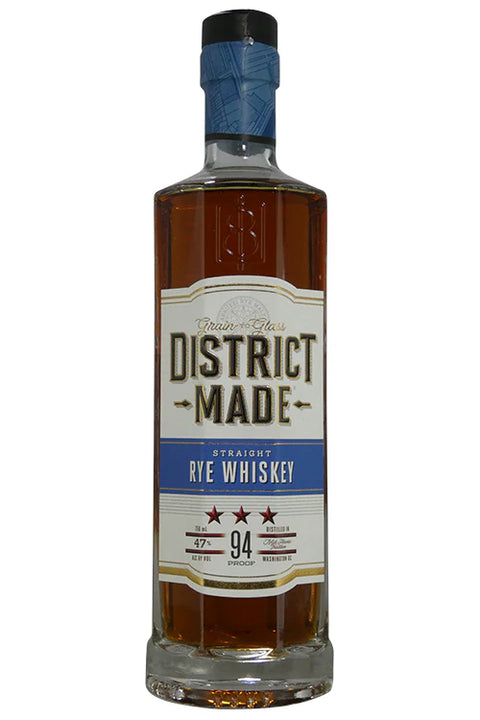 One Eight Distilling District Made Straight Rye Whiskey 750ml