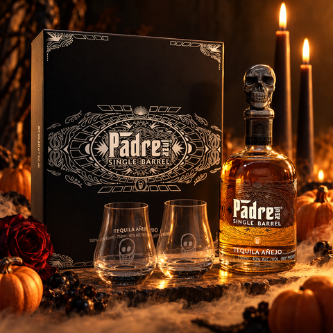 Padre Azul Single Barrel Anejo Tequila Gift Set 750ml