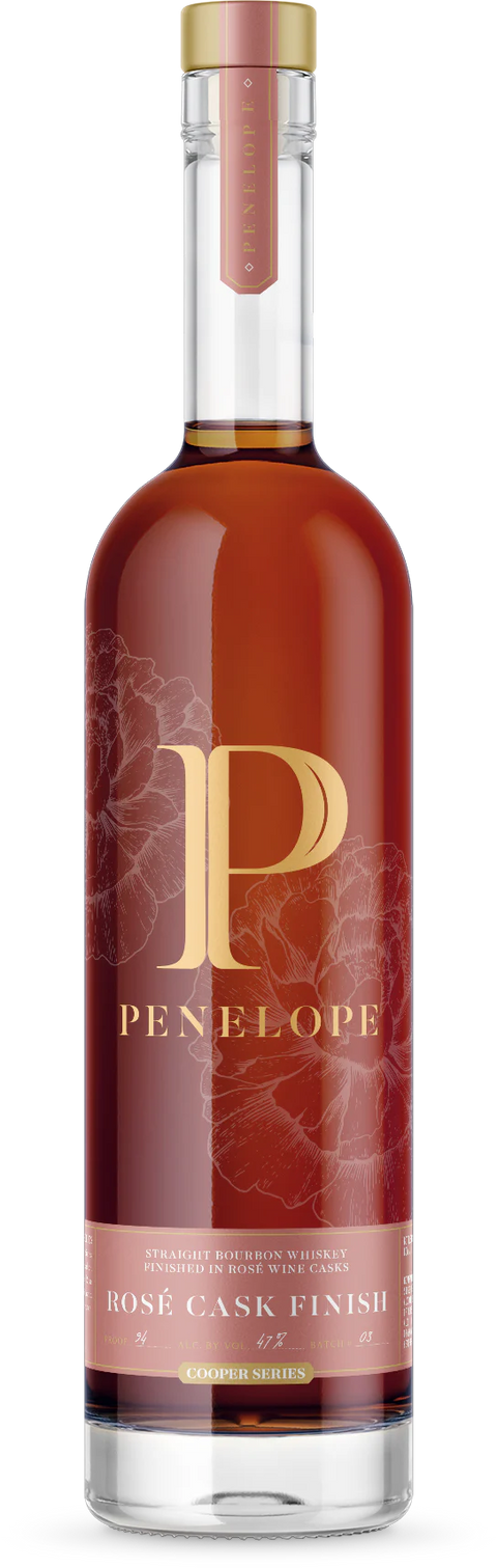 Penelope Four Grain Rose Cask Finish Straight Bourbon Whiskey 750ml