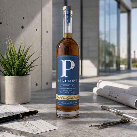 Penelope Architect Creme Brulee Straight Bourbon Whiskey 750ml