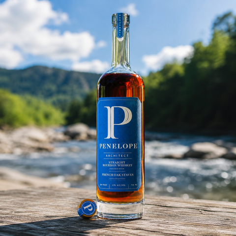 Penelope Architect Straight Bourbon Whiskey 750ml