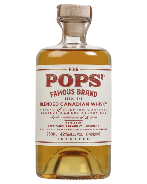 Pops Famous Brand Blended Canadian Whisky 750ml