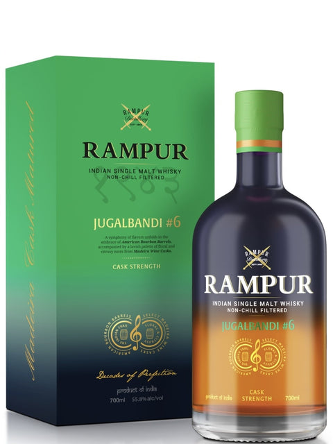 Rampur Jugalbandi No.6 Madeira Wine Cask Finish Single Malt Whisky 700ml