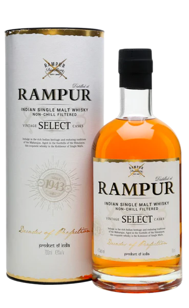 Rampur Vintage Select Casks Indian Single Malt Whisky 750ml