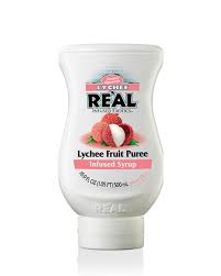 Real Lychee Fruit Puree Infused Syrup 500ml