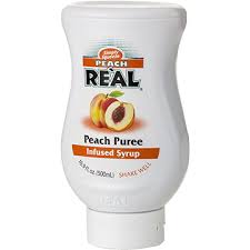 Real Peach Puree Infused Syrup 500ml