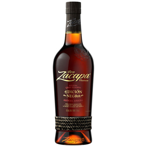 Ron Zacapa Centenario Edicion Negra Solera Gran Reserva Rum 750ml