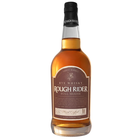 Rough Rider Bull Moose Three Barrel Rye Whisky 750ml