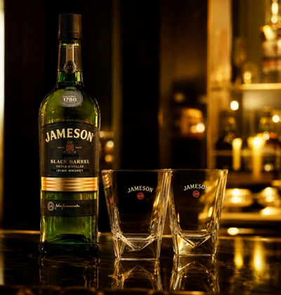 Jameson Reserve Black Barrel with Glasses