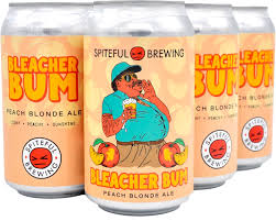 Spiteful Brewing Bleacher Bum Peach Ale Beer 4-Pack