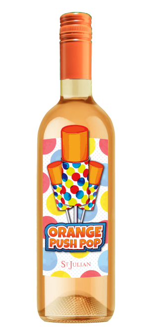 Saint Julian Orange Push Pop Falvored Wine 750ml