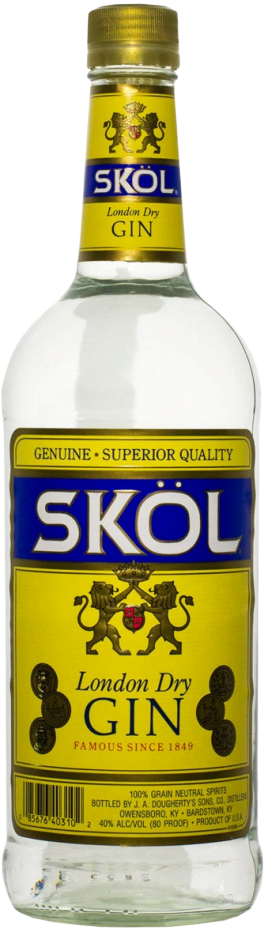Skol London Dry Gin 750ml