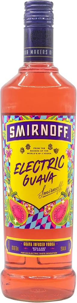 Smirnoff Electric Guava Vodka 750ml
