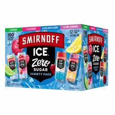 Smirnoff Ice Zero Sugar Variety Pack Malt Beverage 12-Pack Can