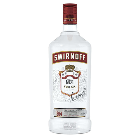 Smirnoff No. 21 Red Label Vodka 1.75Lt