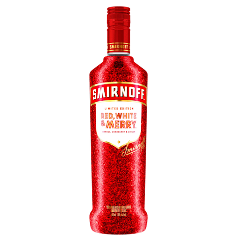 Smirnoff Red White and Merry Vodka 750ml