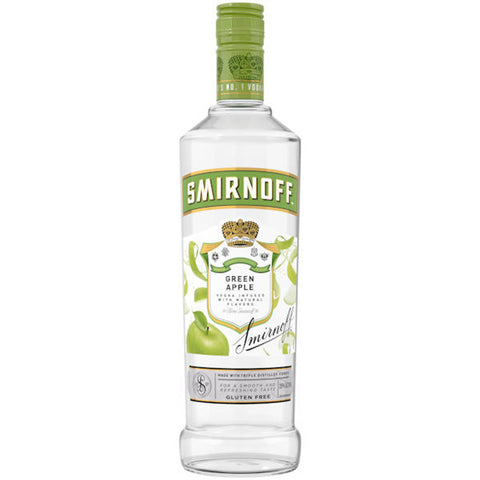 Smirnoff Twist of Green Apple Flavored Vodka 750ml
