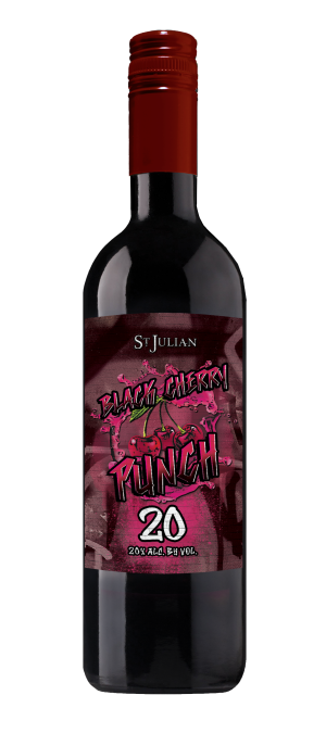 St. Julian Black Cherry Flavored Wine 750ml
