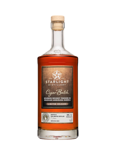 Starlight Distillery Limited Edition Huber's Cigar Batch 003 Brazilian Amburana Bourbon Whiskey 750ml
