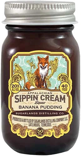 Sugarlands Shine Appalachian Sippin Cream Banana Pudding Cream Liqueur 50ml