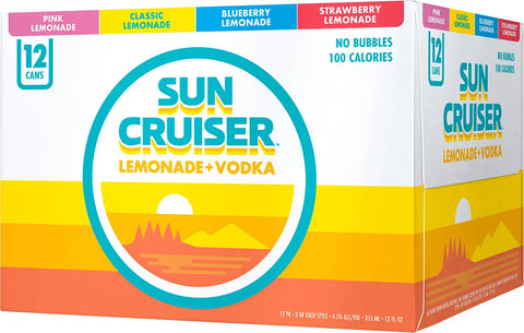 Sun Cruiser Lemonade Vodka Cocktail 12-Pack