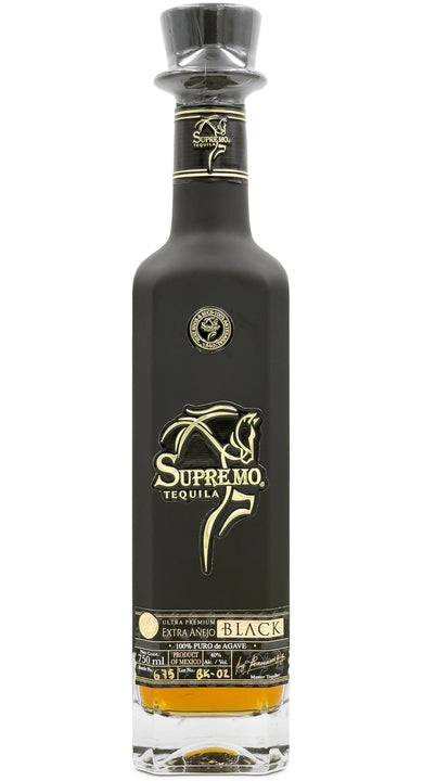 Supremo Black Extra Anejo Tequila 750ml