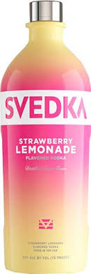 Svedka Strawberry Lemonade Flavored Vodka 1.75Lt
