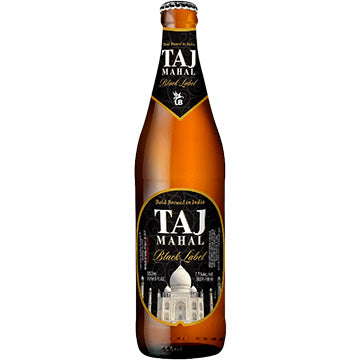 Taj Mahal Black Label Lager Beer Bottle 22-Oz