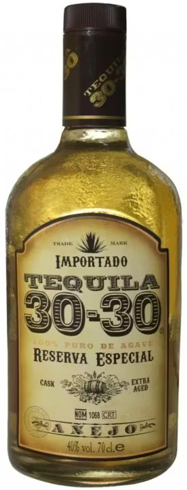 Tequila 30-30 Reserva Especial Anejo Tequila 750ml